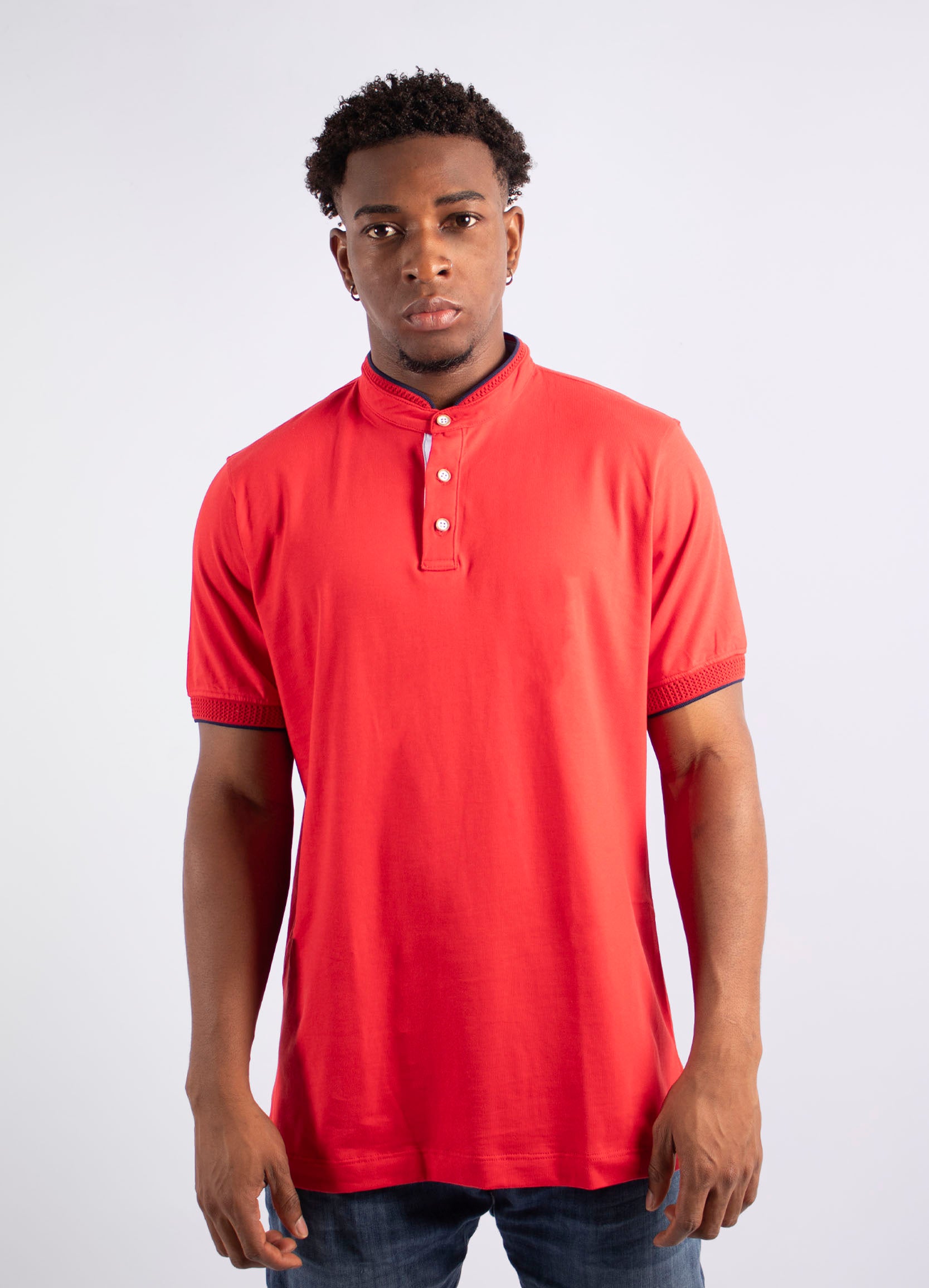 Polo hombre Básico rojo