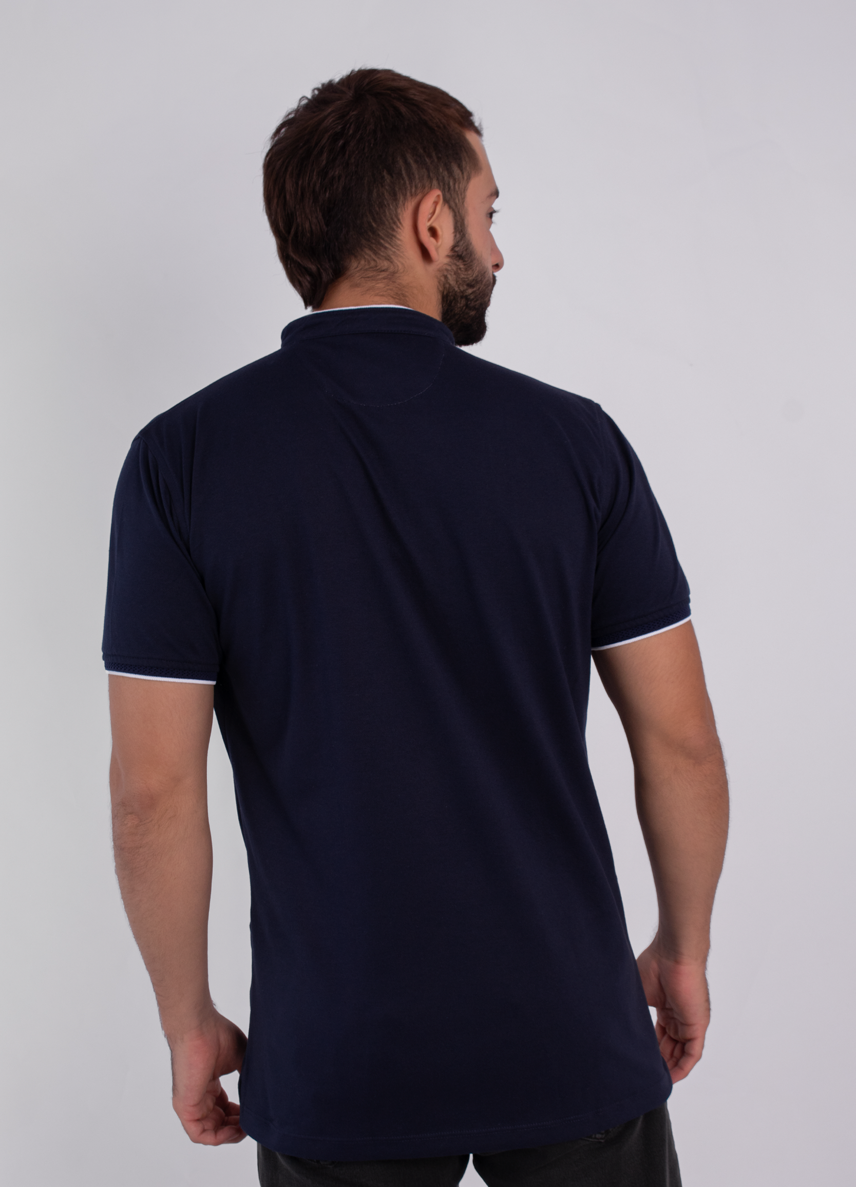 Polo hombre Básico Azul Turqui