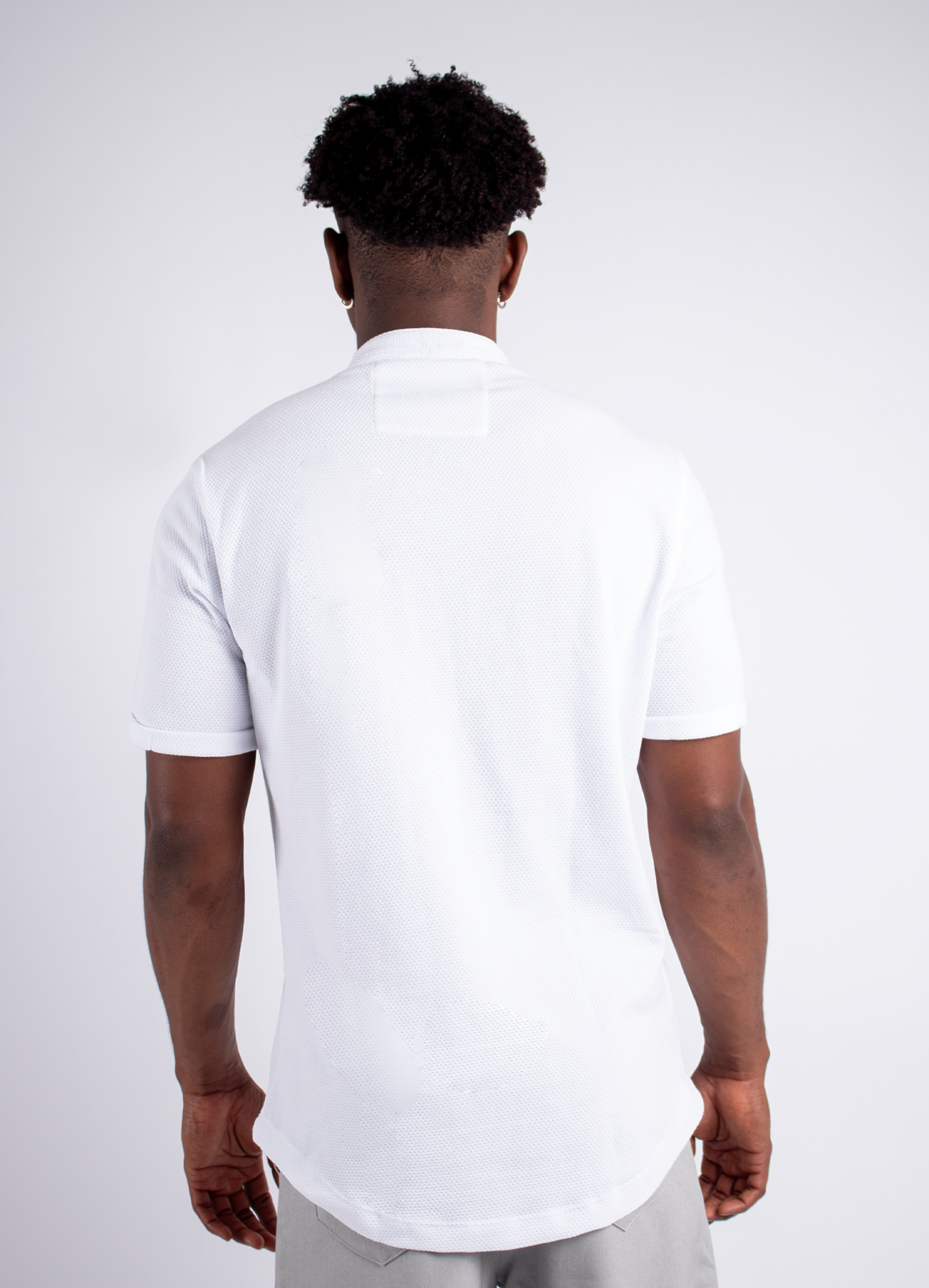 Polo hombre clasico con Textura