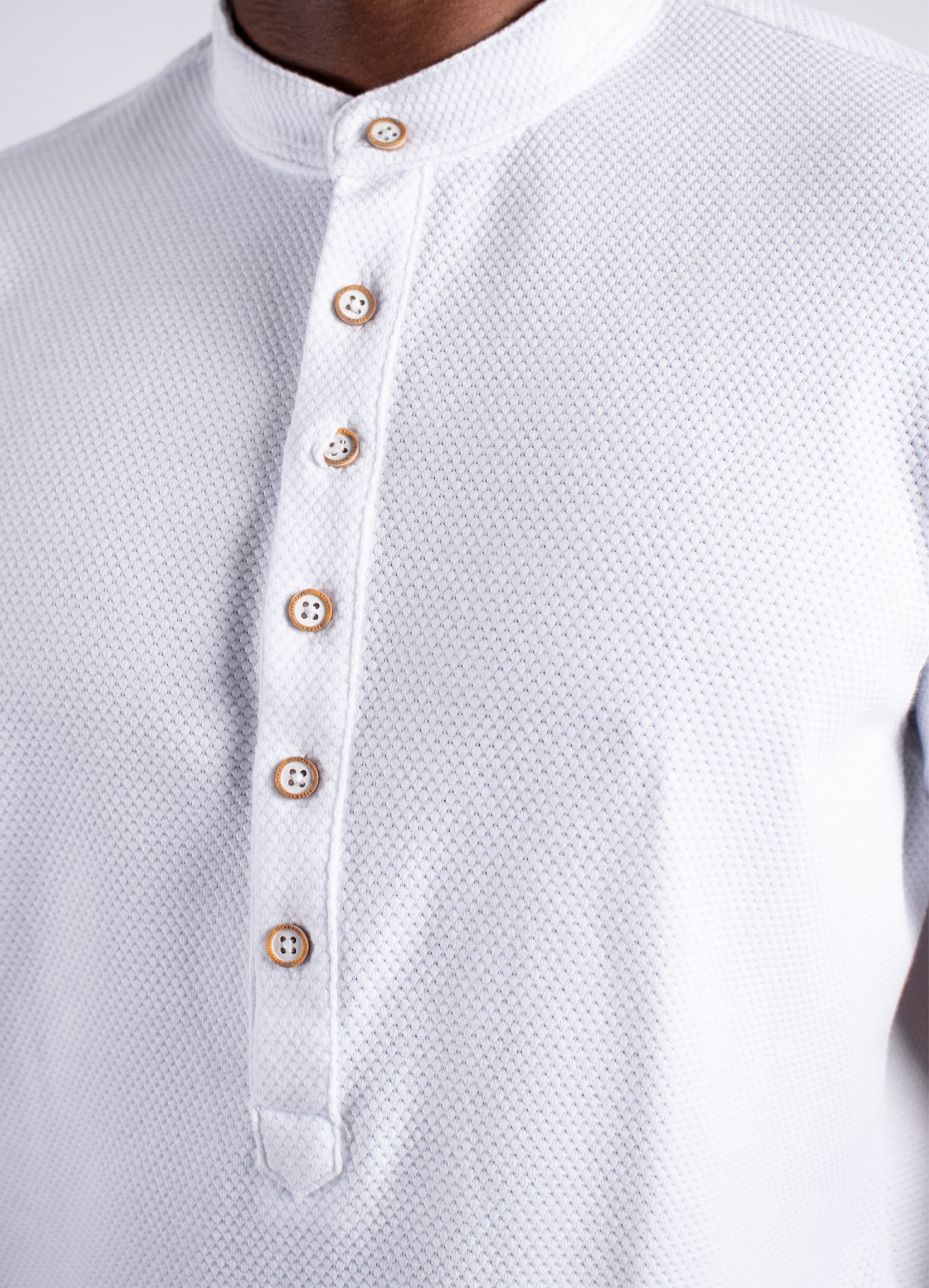 Polo hombre clasico con Textura