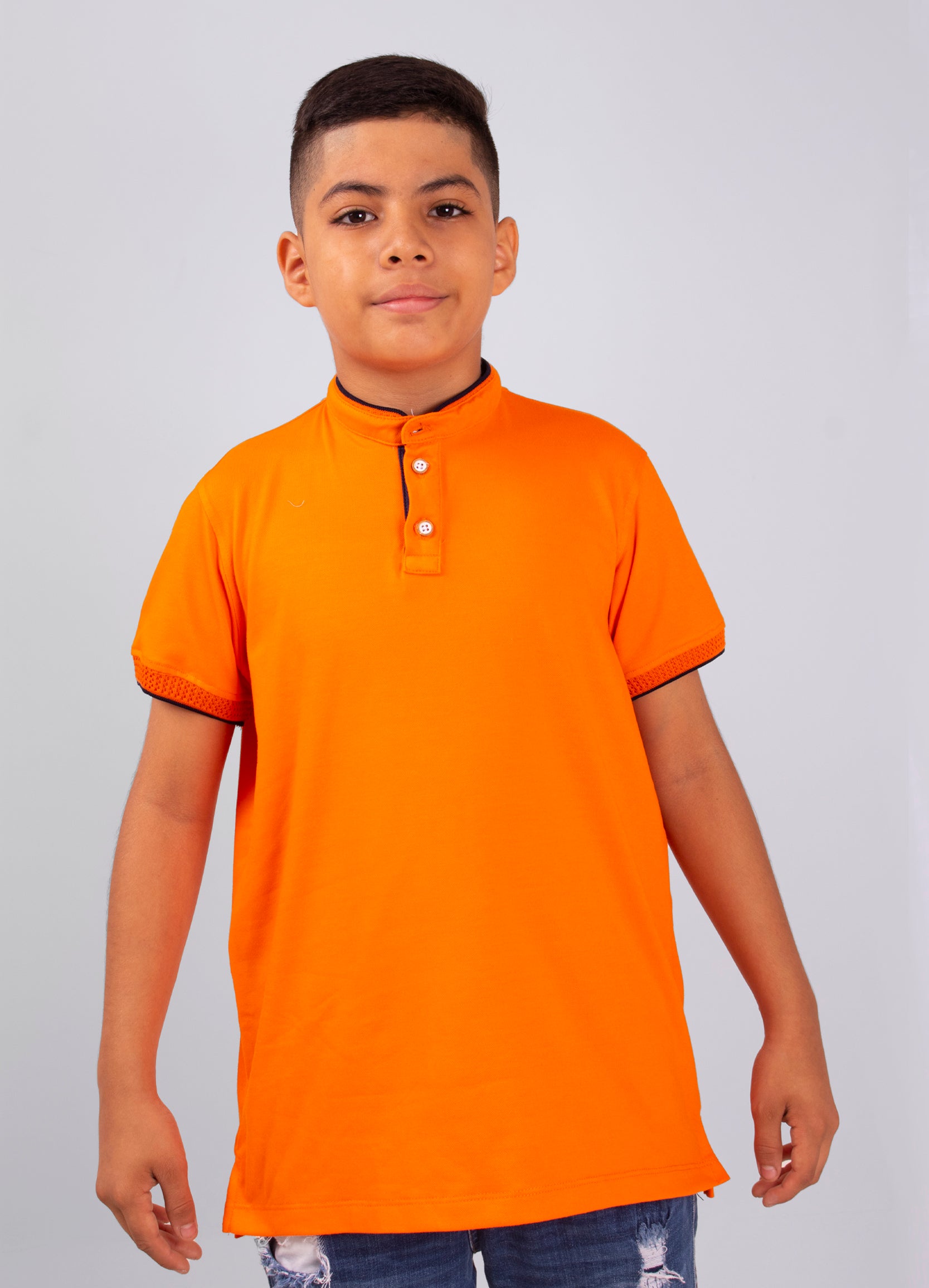 Polo niño Estambul Naranja