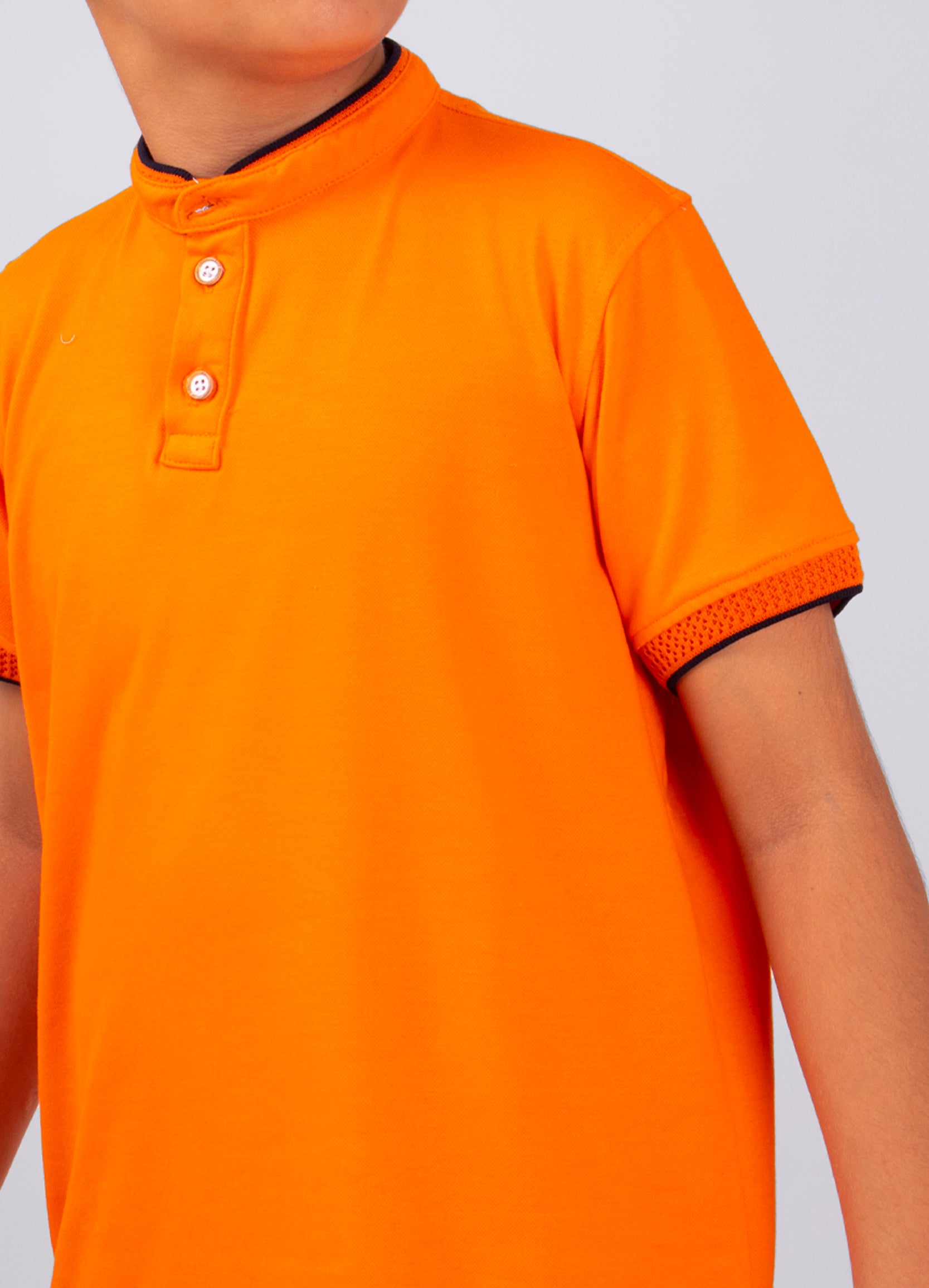 Polo niño Estambul Naranja