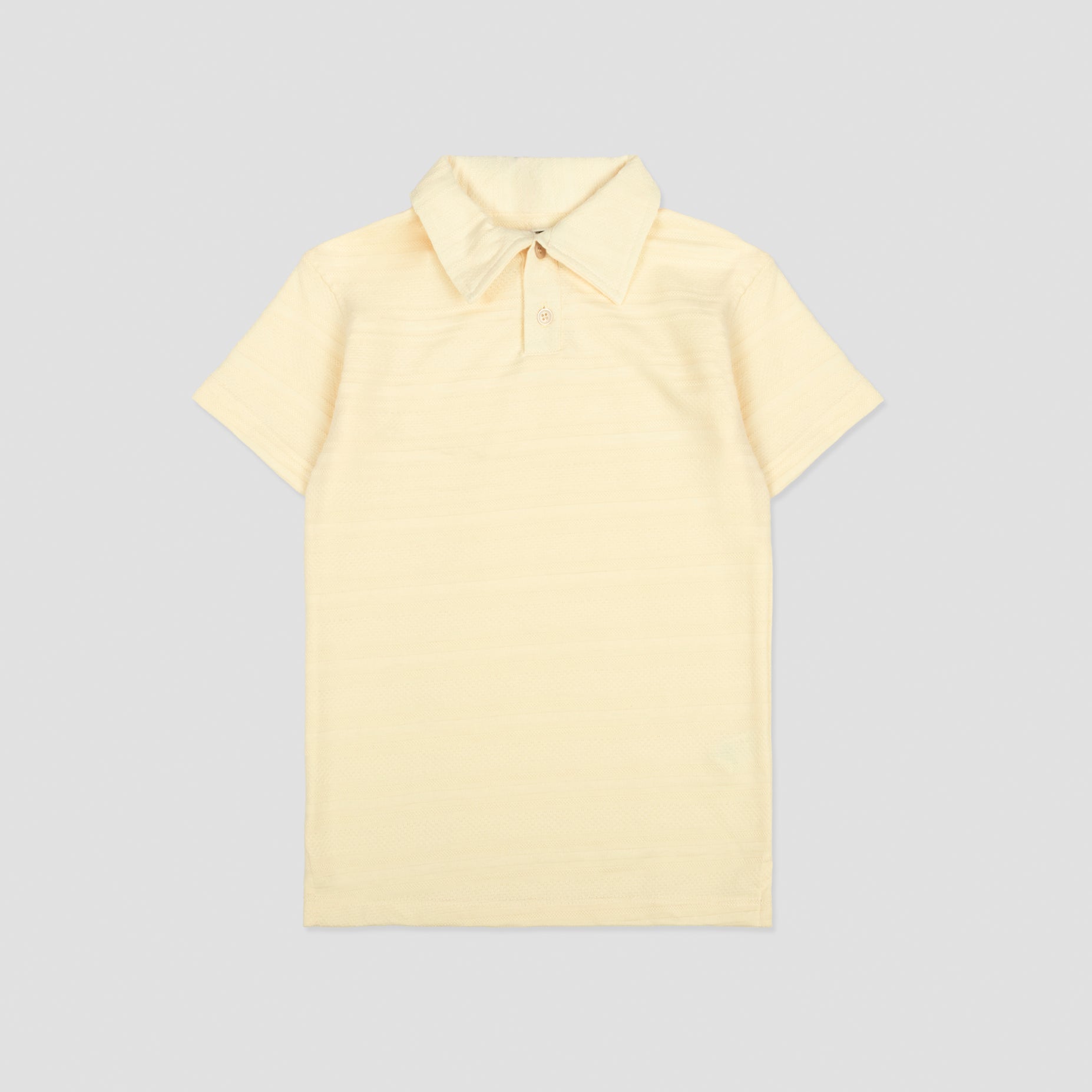Polo niño textura amarillo