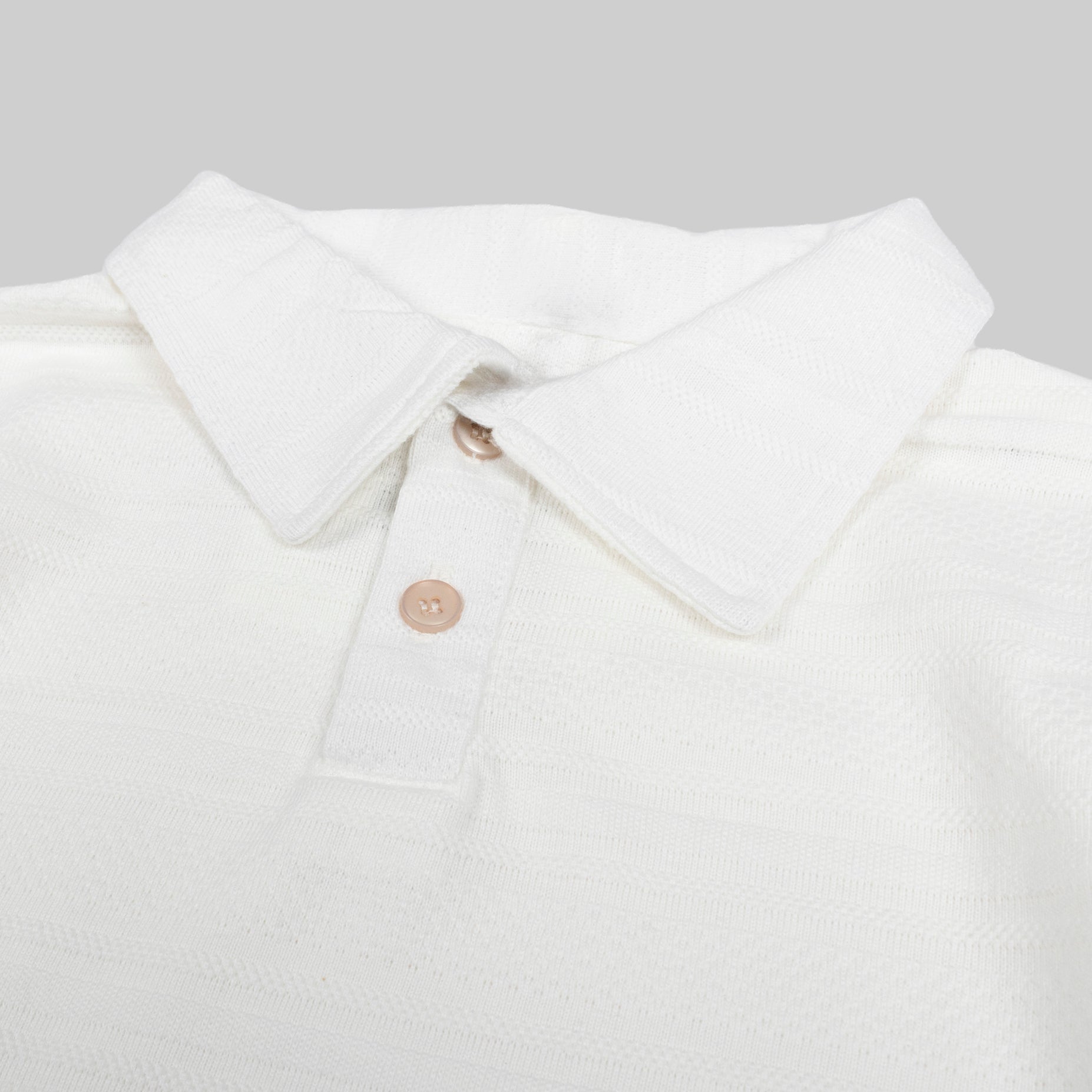 Polo niño textura crema