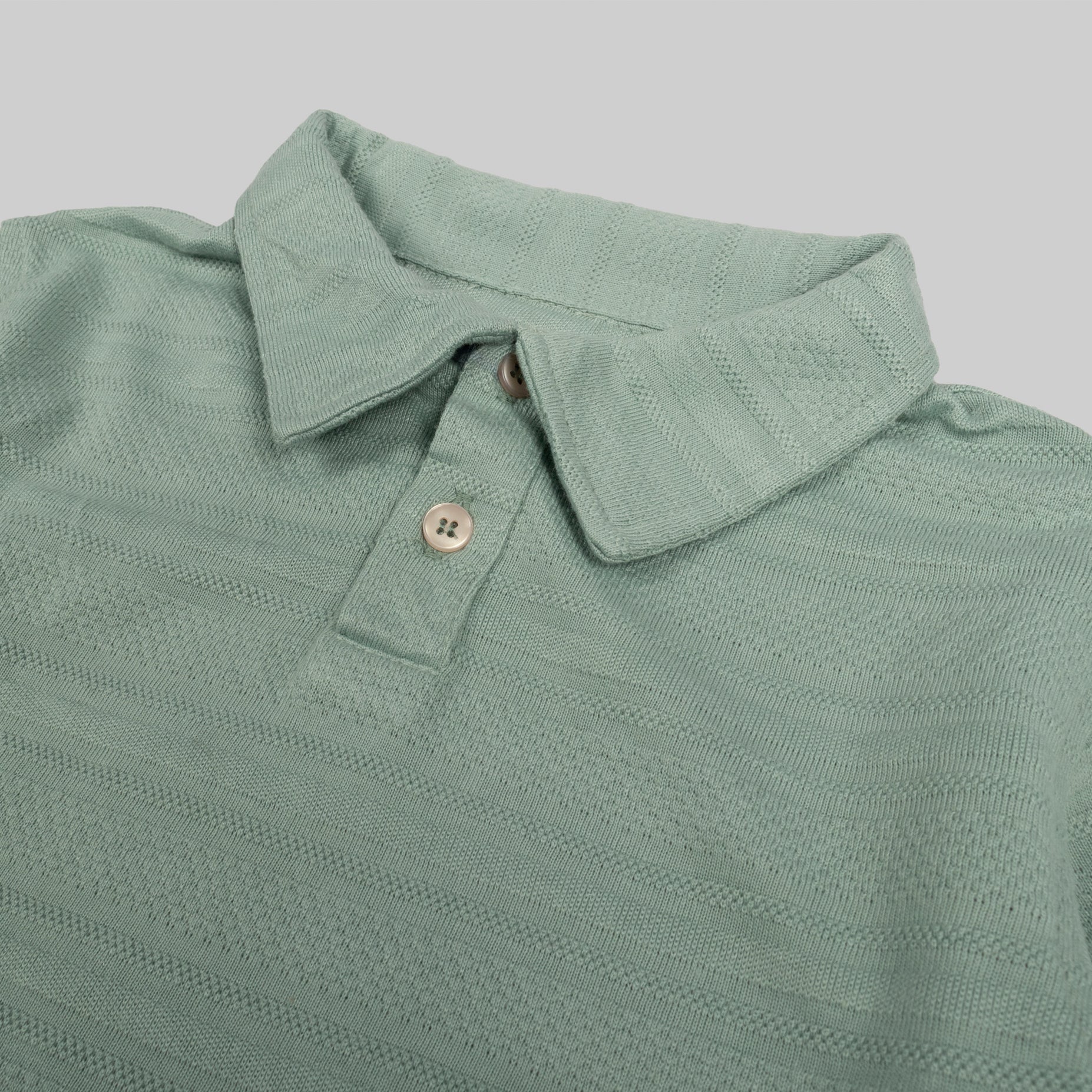 Polo niño textura verde
