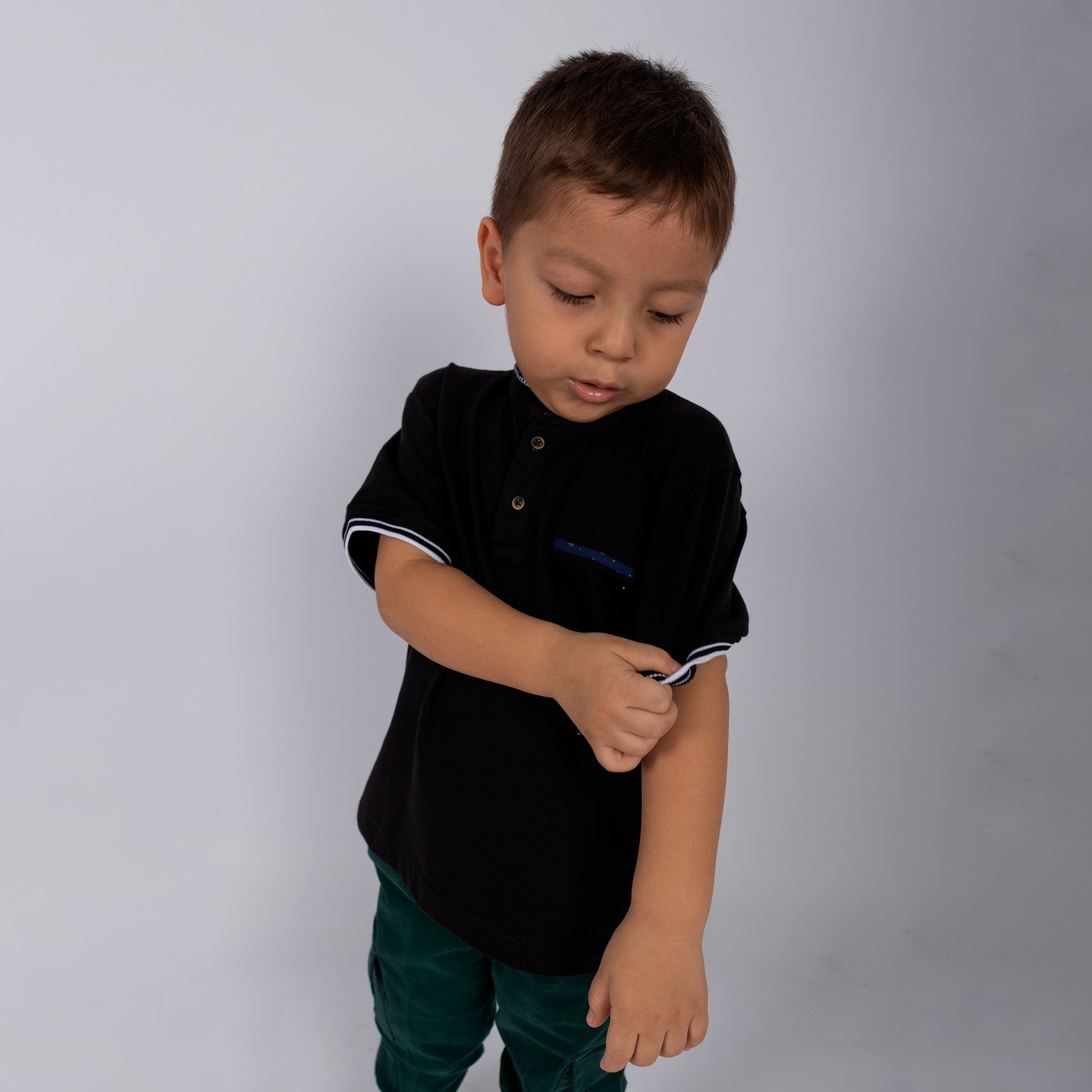 Polo baby negro