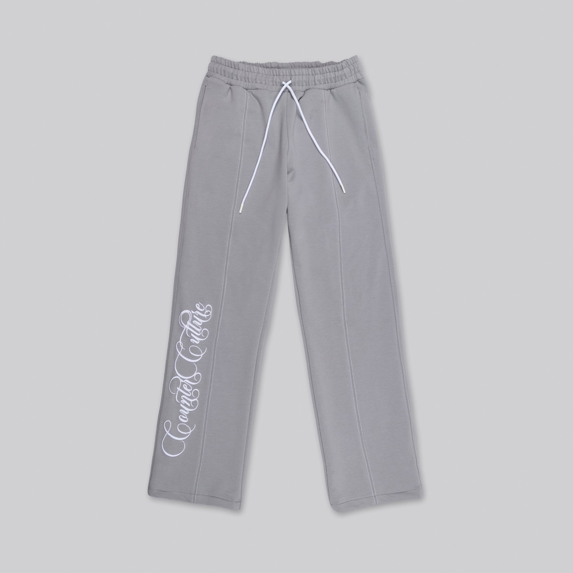 Sudadera hombre bordada gris clara