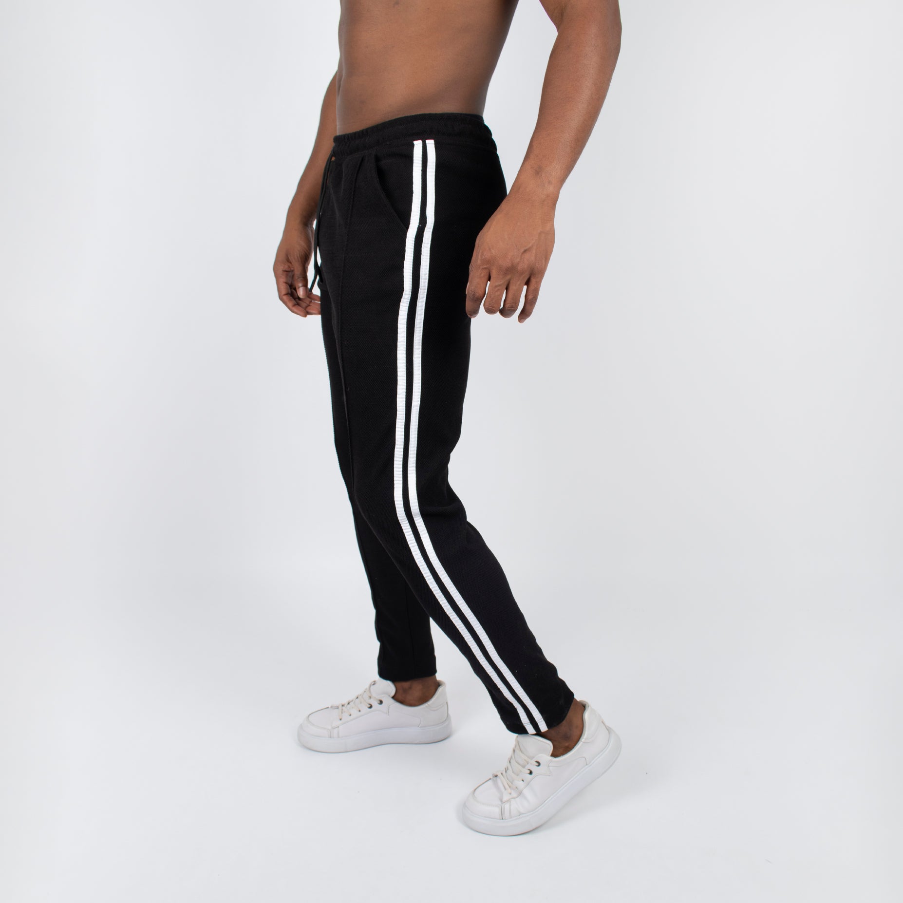 Sudadera hombre textura negra