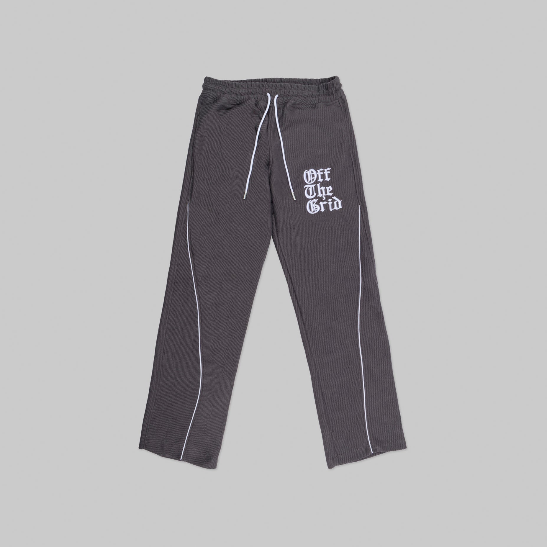 Sudadera hombre textura y bordado gris