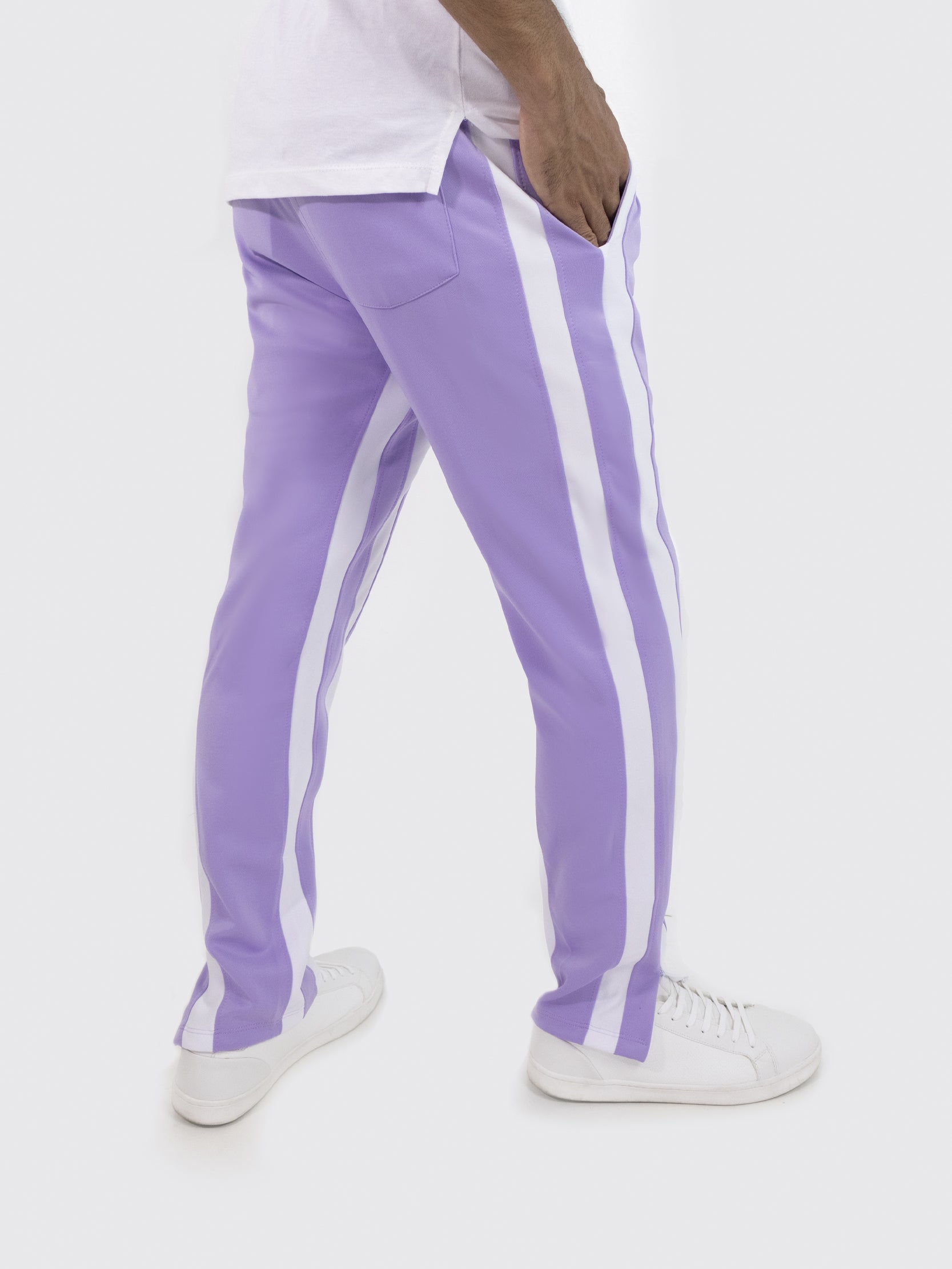 Sudadera hombre Cierre lila