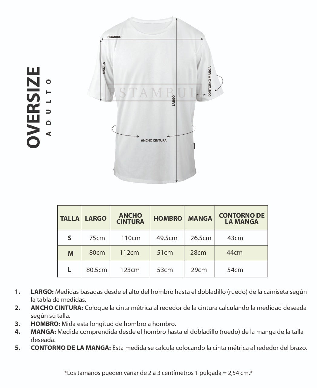 Oversize sisa hombre  Future